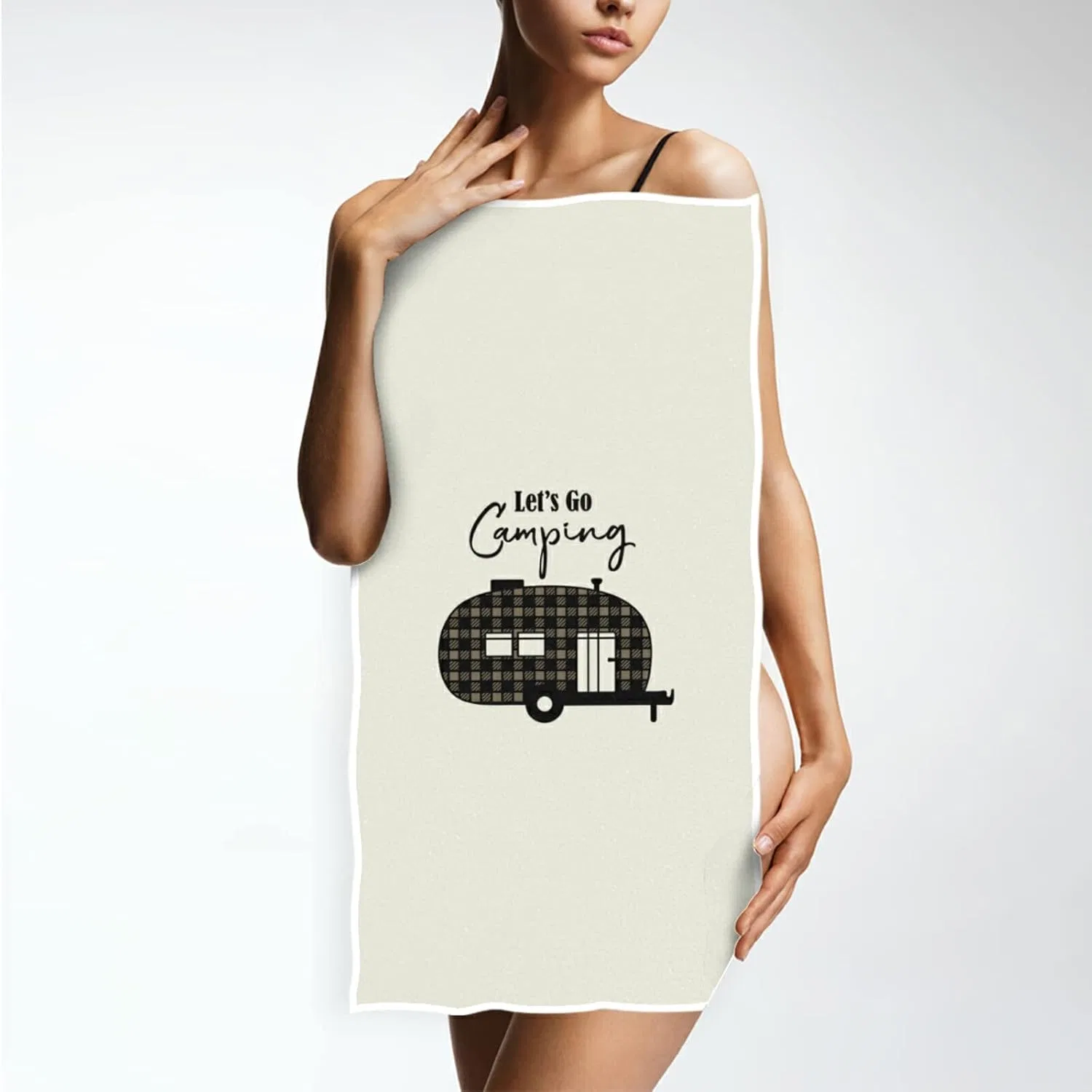 Кухонное полотенце из микрофибры Poeticcity, 76,2 x 38,1 см, Коричневый — фото 4