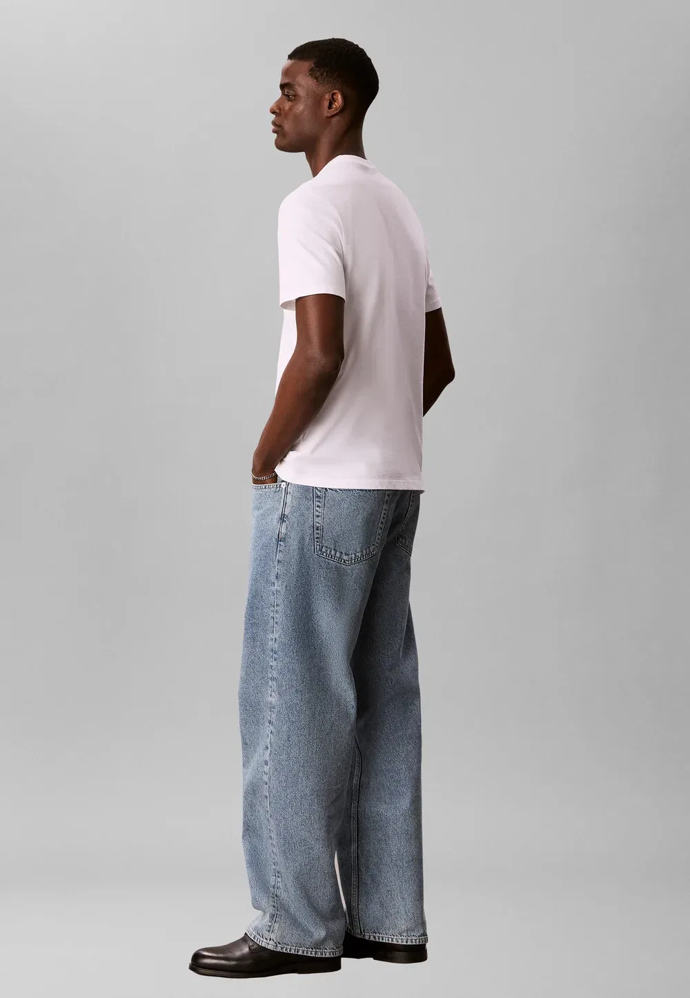 Футболка унисекс с принтом Calvin Klein, Bright White — фото 4