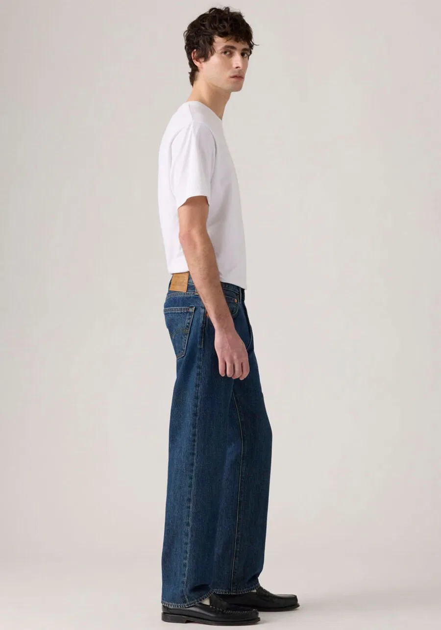 Джинсы LEVI'S Regular '555 Relaxed Straight' синего цвета — фото 3