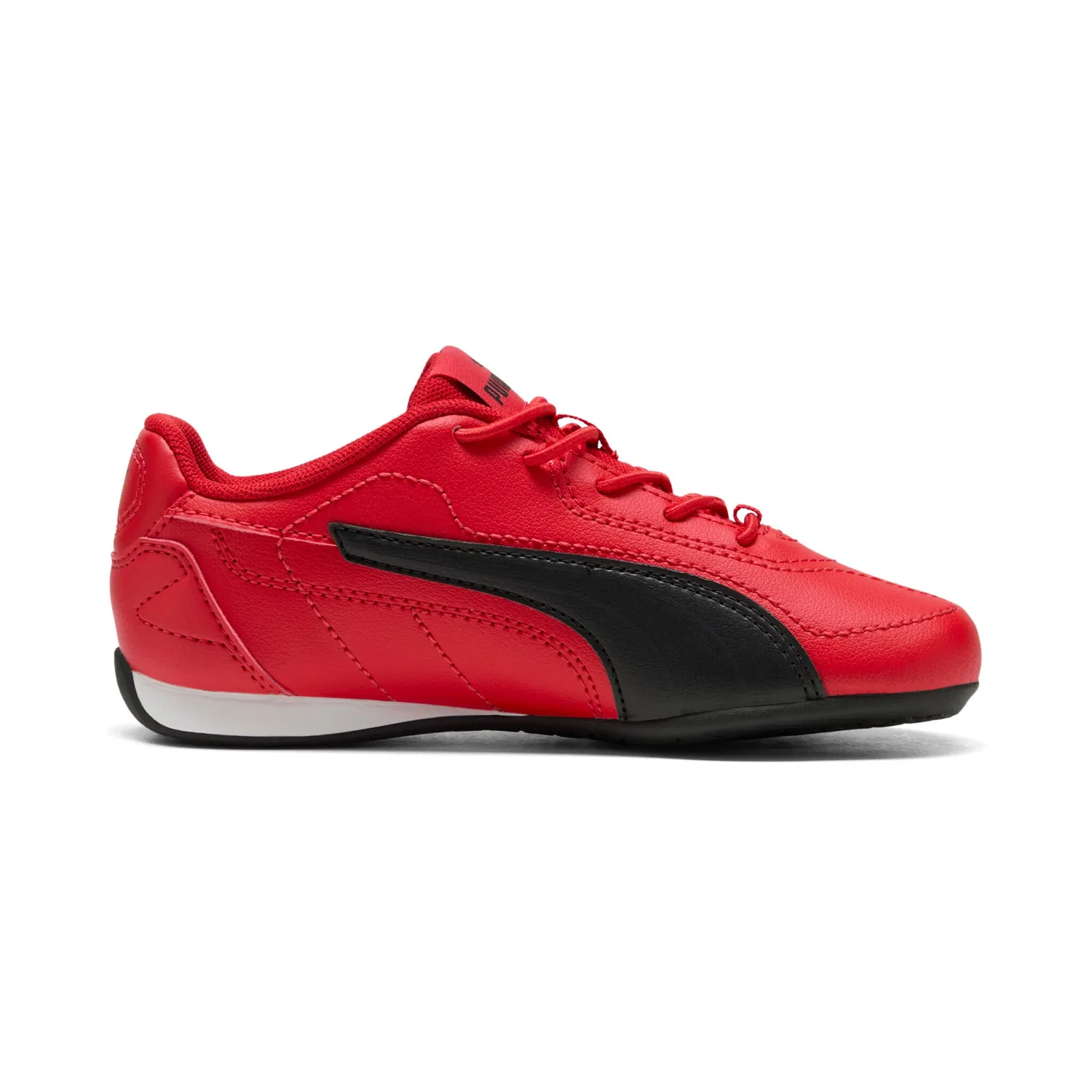Детские кроссовки с гуммизацией PUMA, For All Time Red-PUMA Black — фото 3