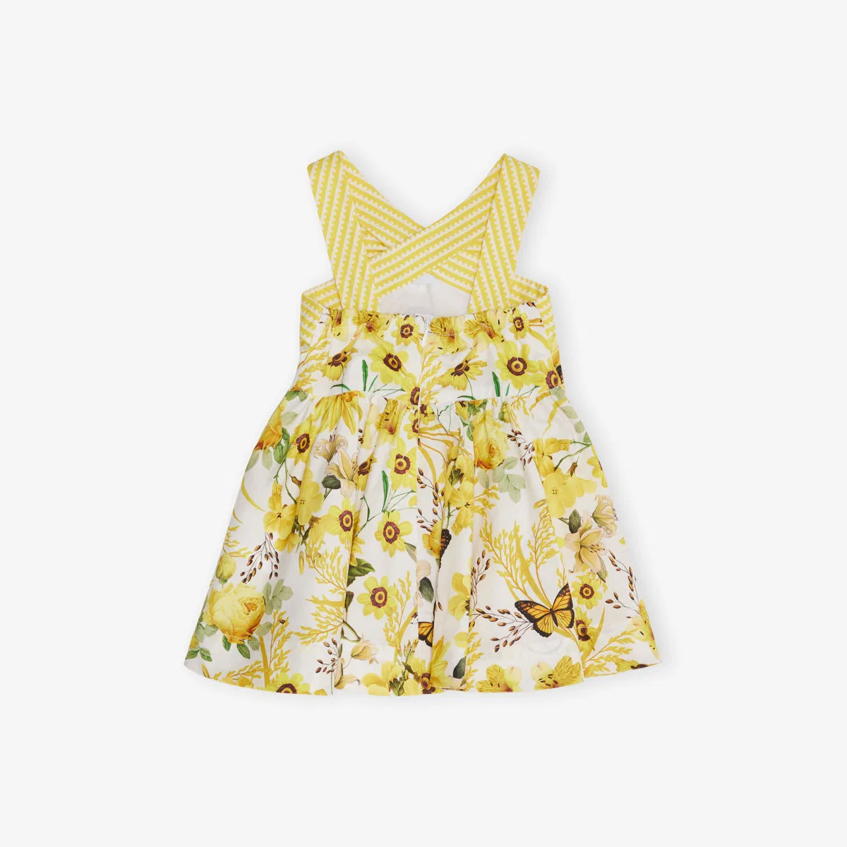 Мини-платье lapin house x mary katrantzou с растительным принтом, размер 12 месяцев - 12 лет, желтый — фото 3