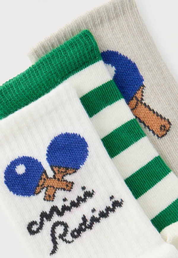 Носки хлопковые Table tennis unisex 3 pack - socks Mini Rodini, Multi-coloured, мультиколор — фото 2