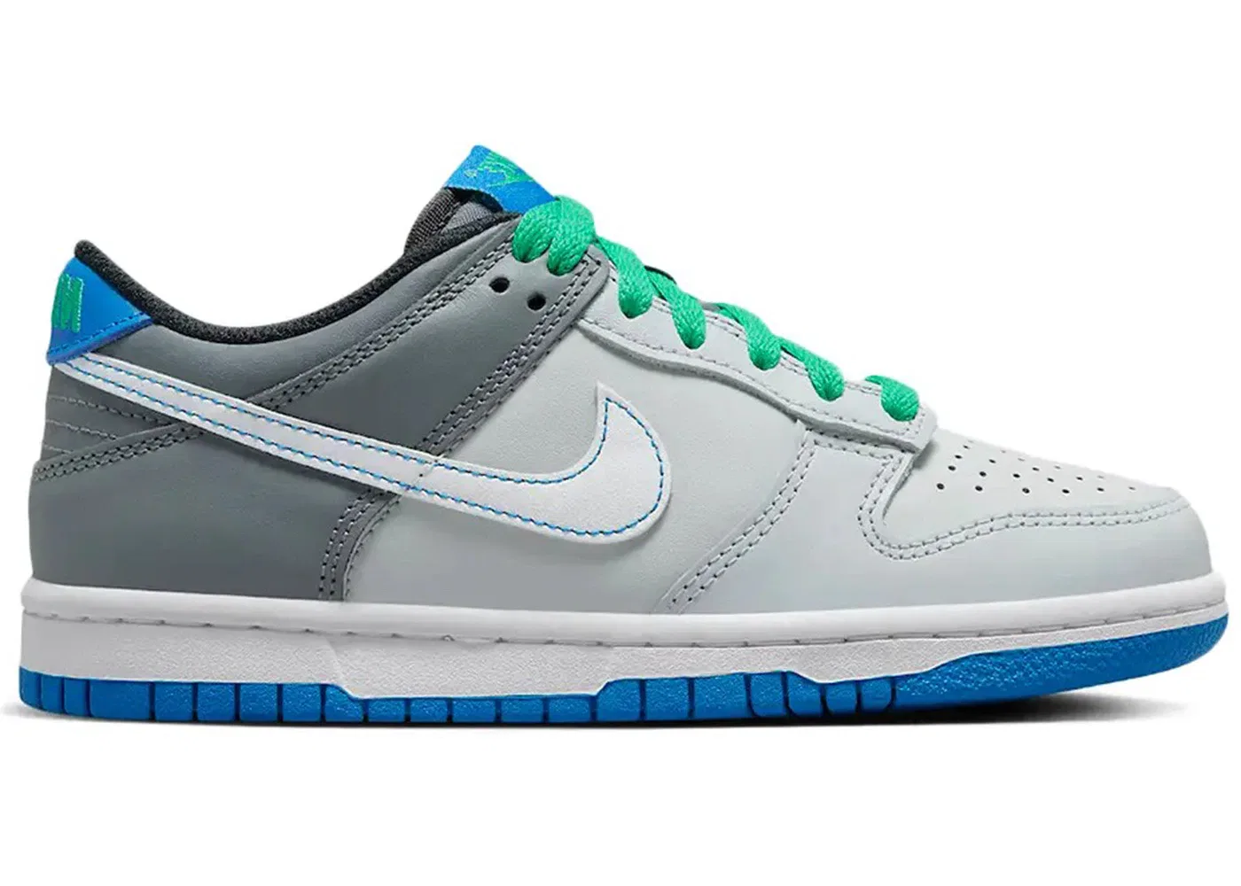 Детские кроссовки для мальчиков Nike Dunk Low, Pure Platinum/White/Cool Grey/Light Photo Blue