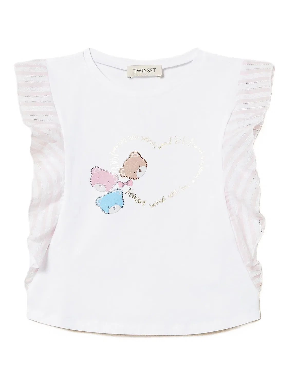 Футболка с Рюшами TWINSET, белый
