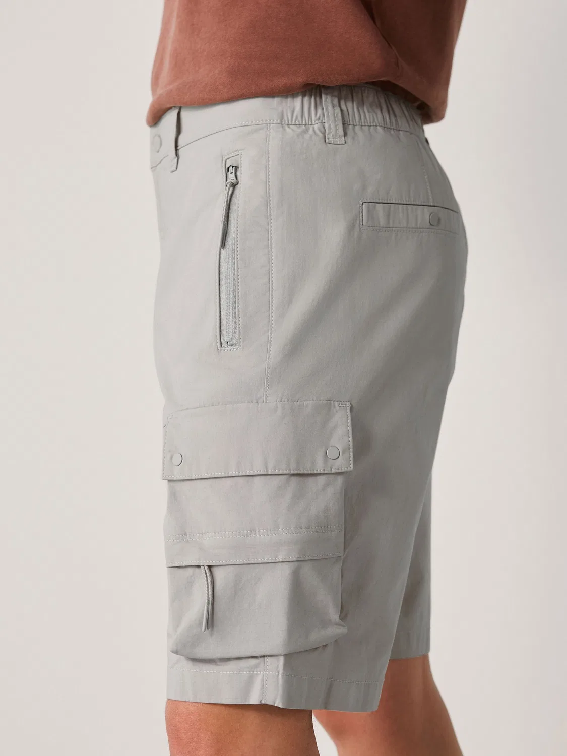 Шорты карго Tech Stretch Utility Next, Light Grey — фото 4