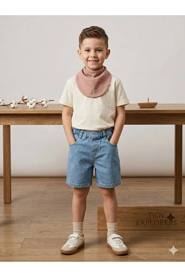 Детские шорты для девочек джинсовые Umutun Dolabi, Blue