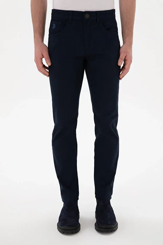 Мужские брюки из канваса скинни U.S. Polo Assn., Navy Blue