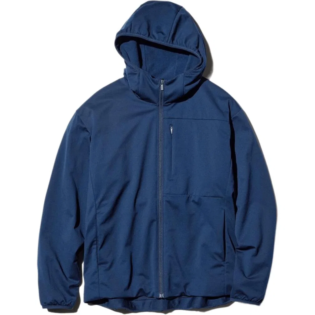 Мужская куртка с капюшоном Navy Blue UNIQLO
