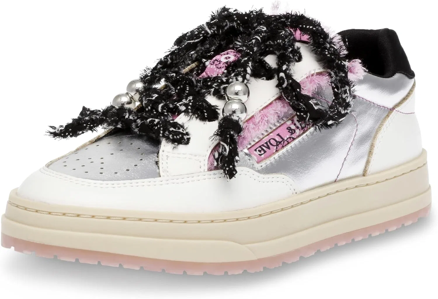 Детские кроссовки для девочек Dream Steve Madden, White Multi