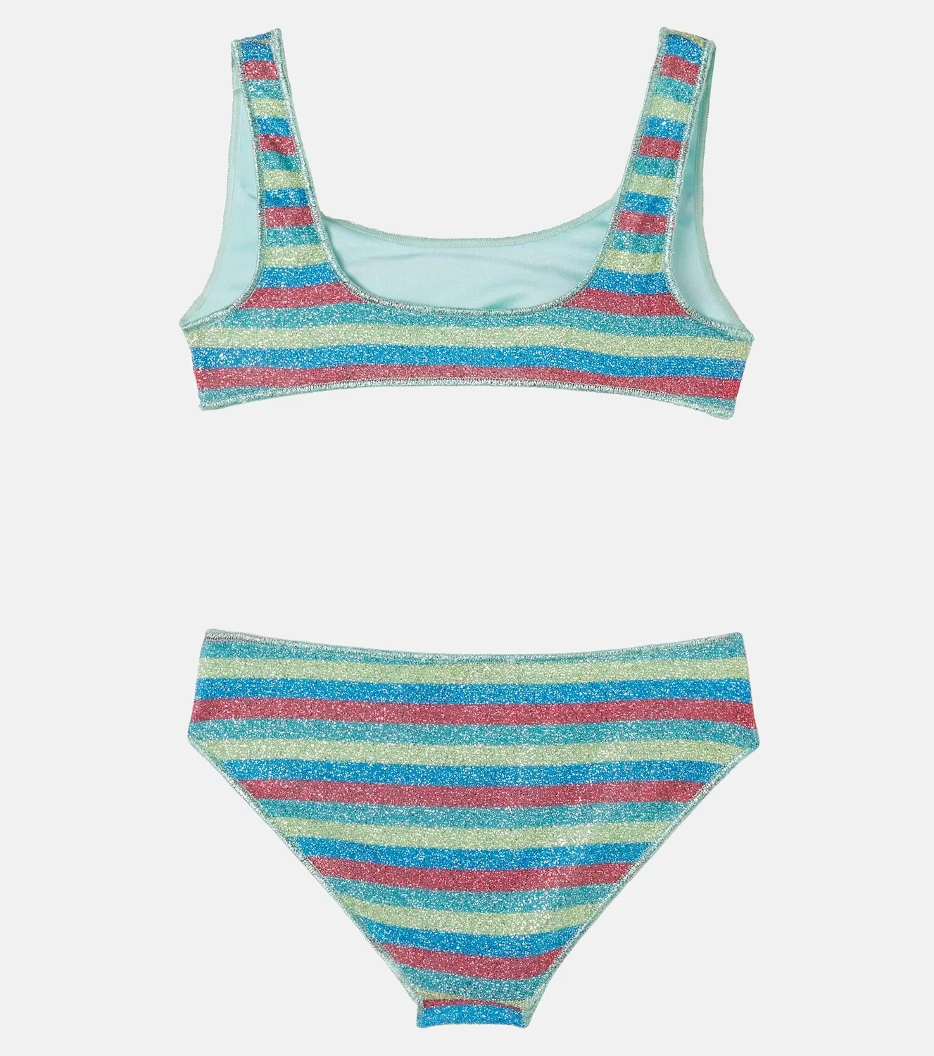 Комплект бикини с полосатым принтом Osemini Lumière Oseree Kids, Multicolor Stripes — фото 2