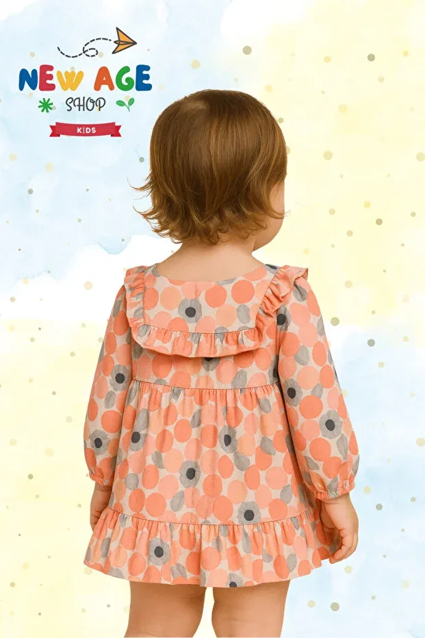 Детское платье для девочек шифоновое New Age Shop, Pink — фото 4