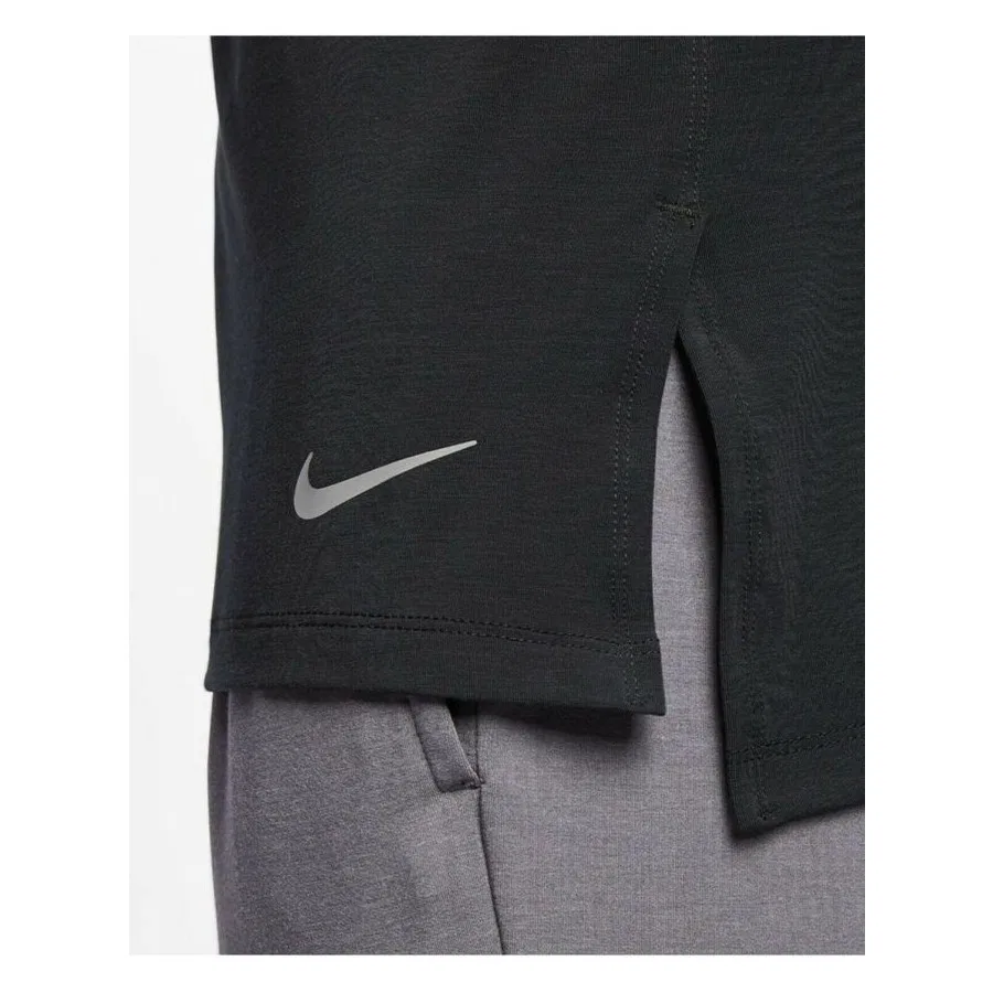 Мужская футболка для йоги Dri-FIT Nike, Черный — фото 3