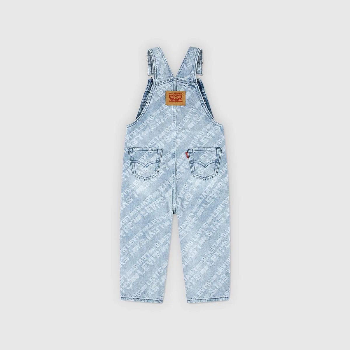 Комбинезон с карманами для мальчиков 2-4 лет Levi's, Shore Thing - Medium Wash — фото 2