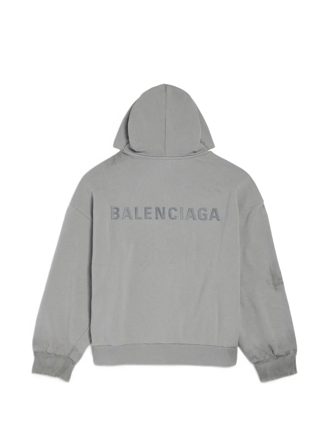 Толстовка с логотипом Balenciaga, серый — фото 2