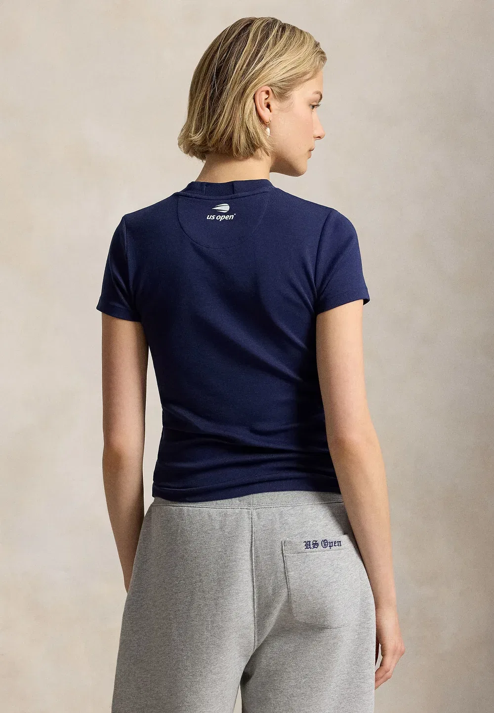 Хлопковая футболка с принтом «США открыты» Polo Ralph Lauren, Refined Navy — фото 3