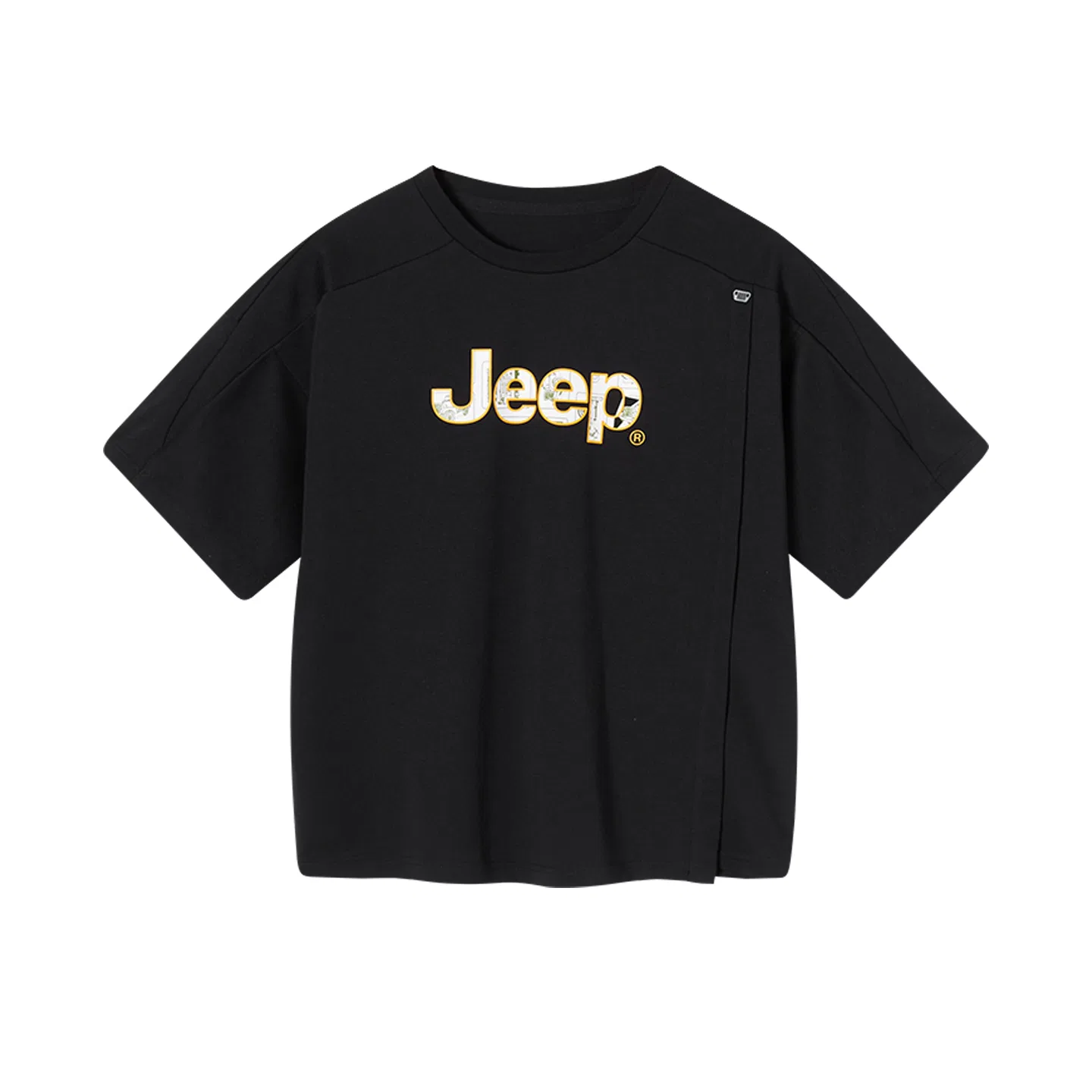 Детская футболка с круглым вырезом Jeep Grade School T Shirts, Gray Blue — фото 3