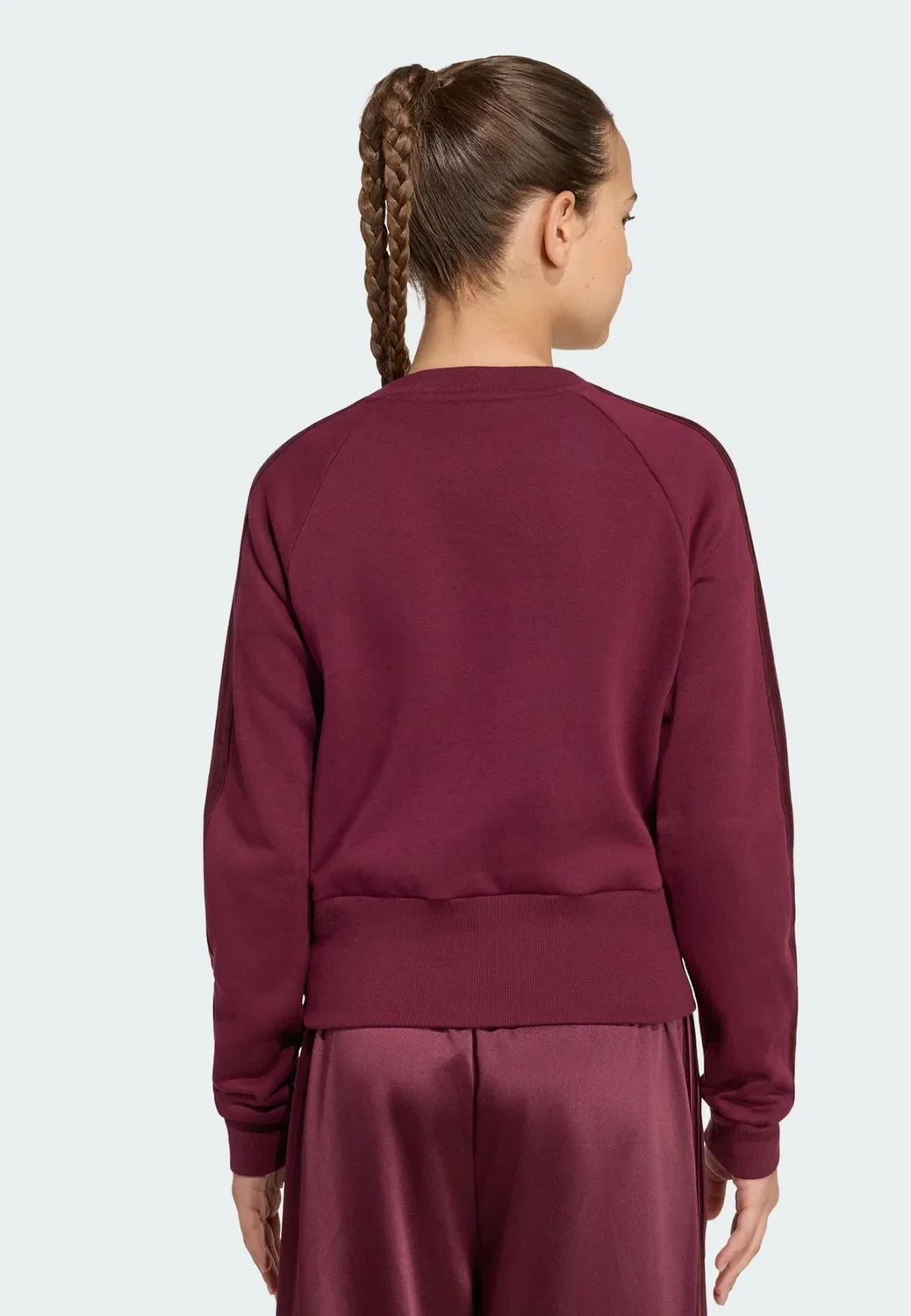 Атласная толстовка - толстовка Adidas Sportswear, Maroon Maroon — фото 2