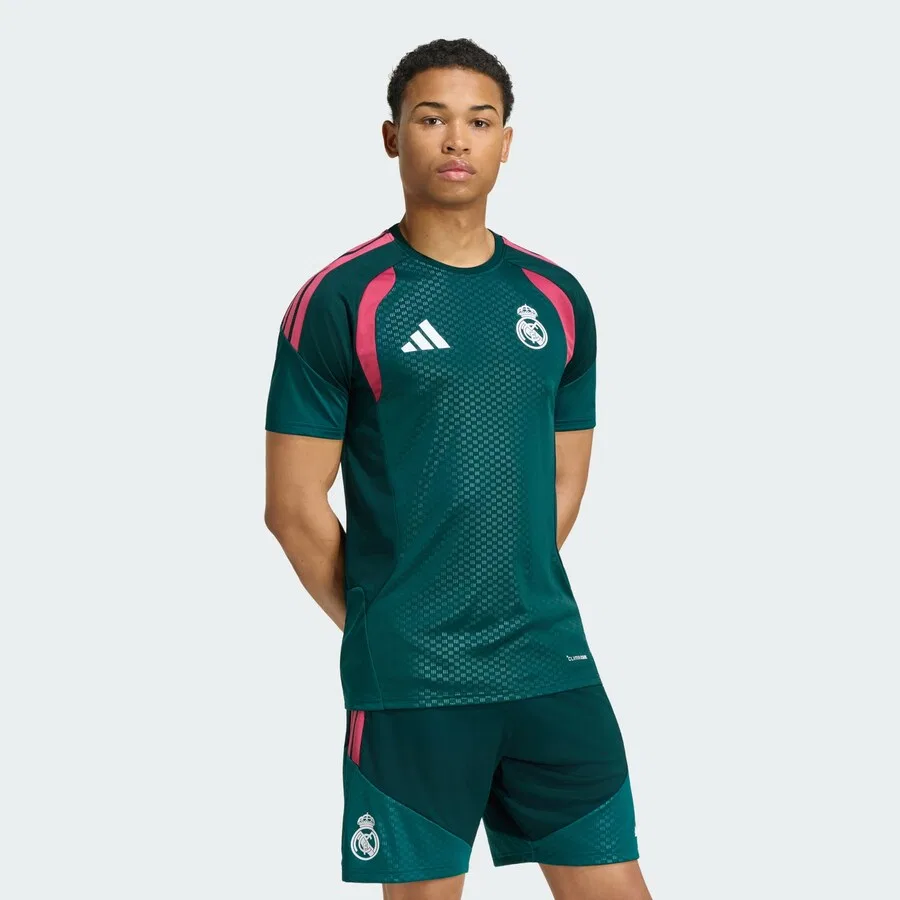 Футболка ADIDAS PERFORMANCE 'Real Madrid 26/27 Tiro 26 Competition' темно-зеленого цвета — фото 3