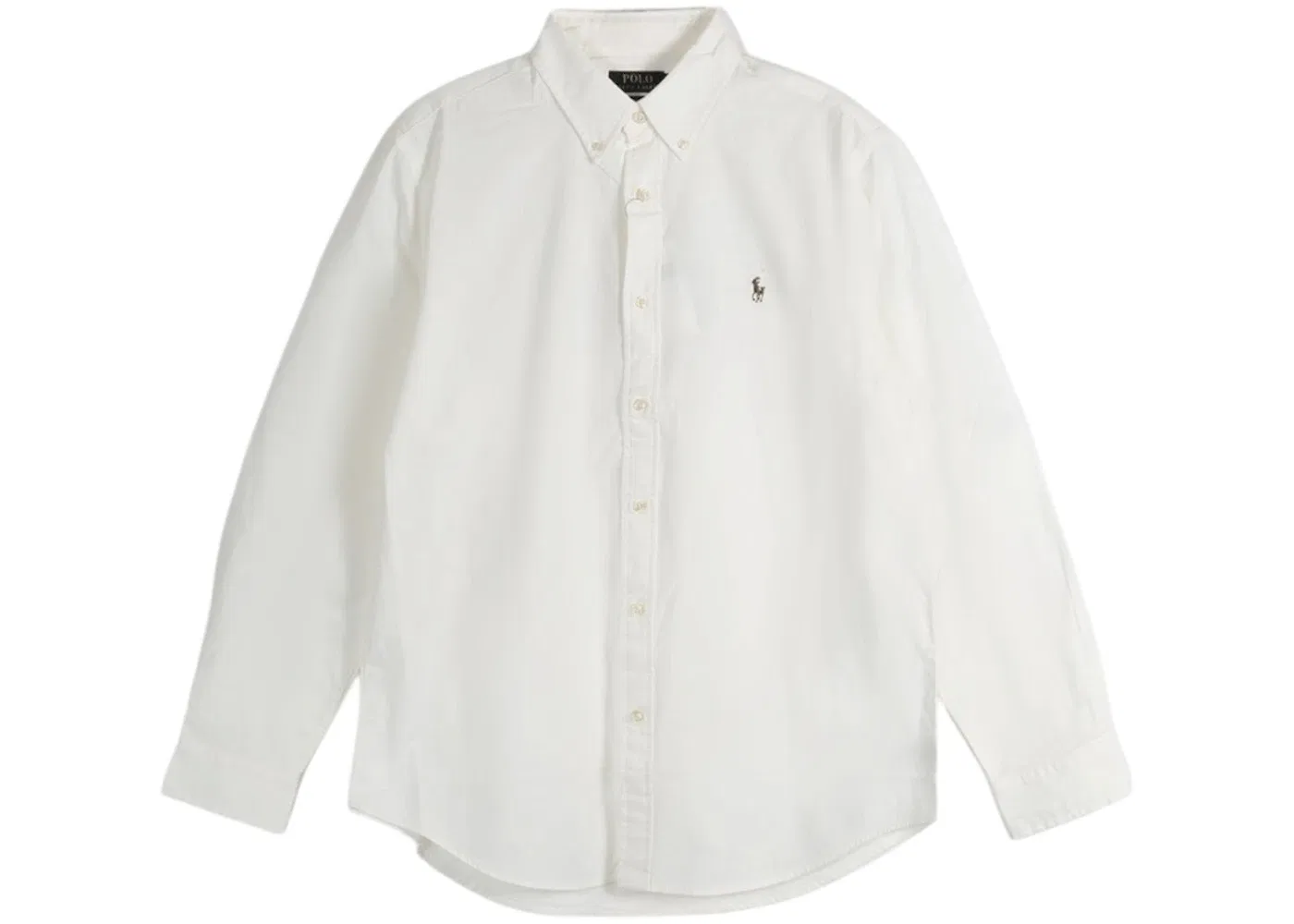 Мужская рубашка из шамбре с длинным рукавом Polo Ralph Lauren, White