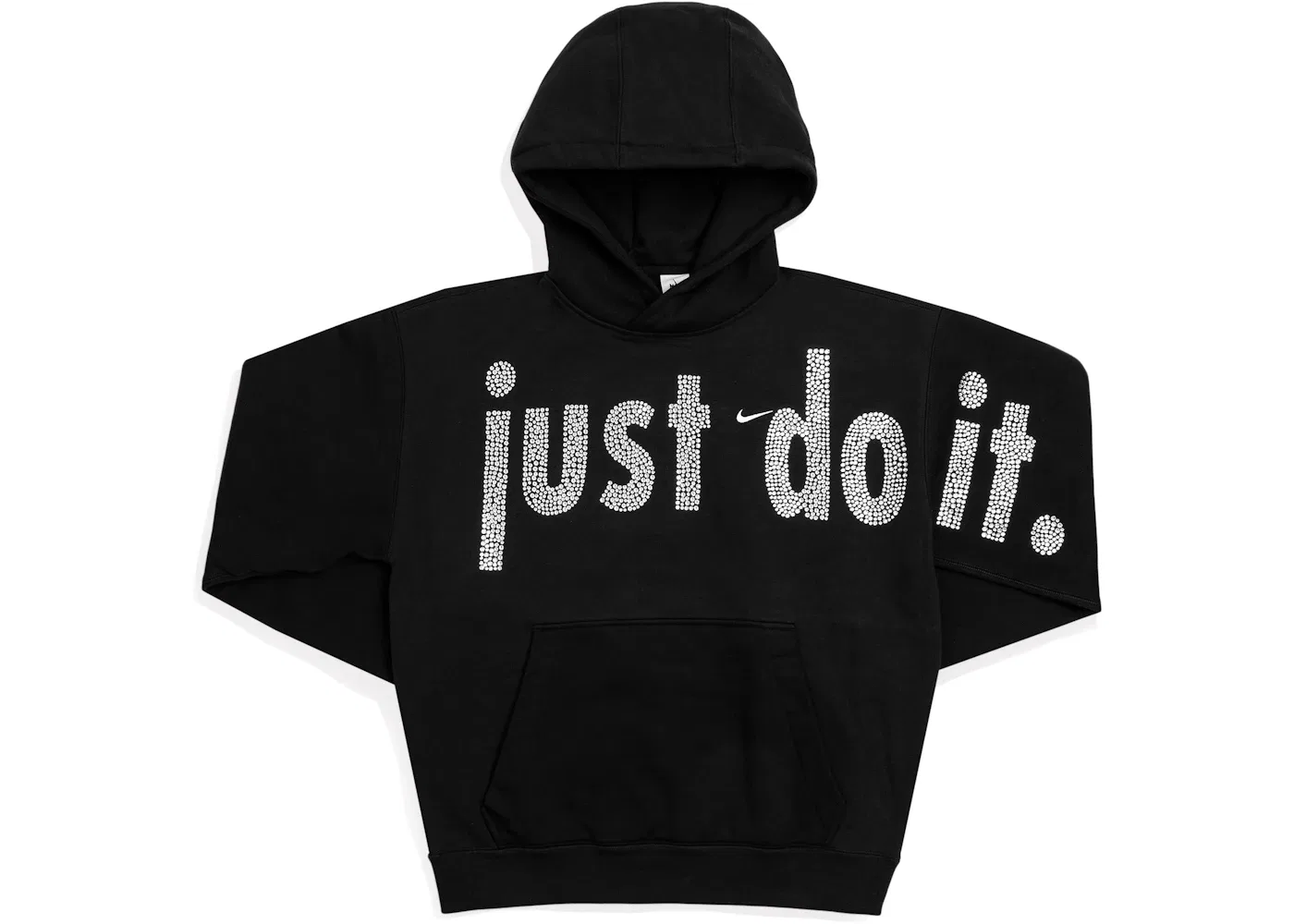 Мужская худи с кристаллами Cactus Plant Flea Market Crystal Just Do It Hoodie Nike, Black — фото 2