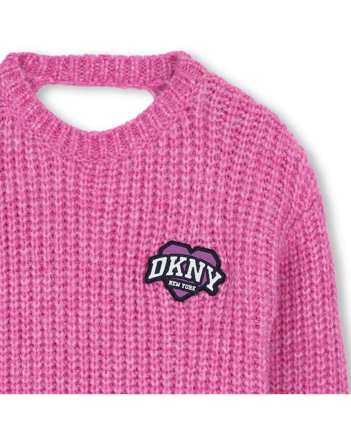 Детский джемпер для девочек с принтом DKNY, Multicolor — фото 2