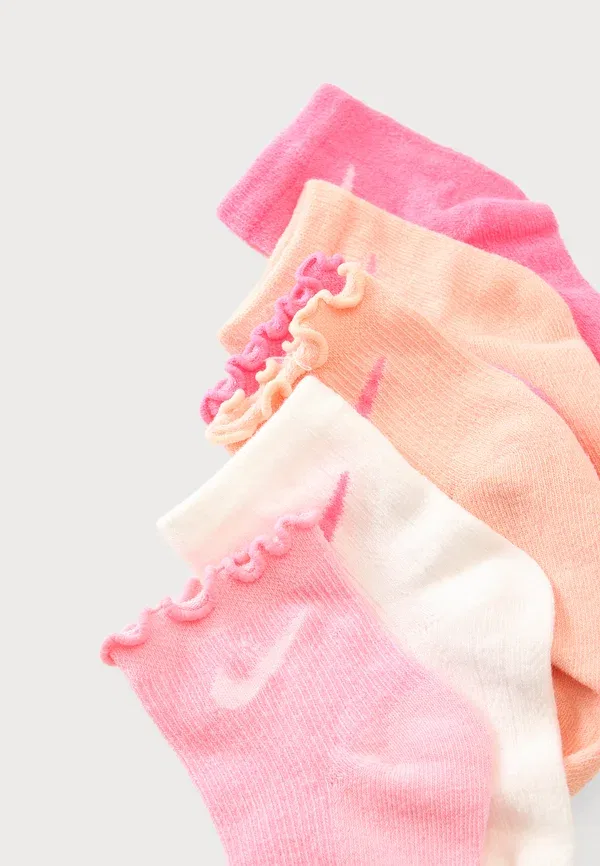 Носки 6 пар, хлопок, Ankle sock 6 pack, Nike Sportswear, Pink Glow, розовый — фото 2
