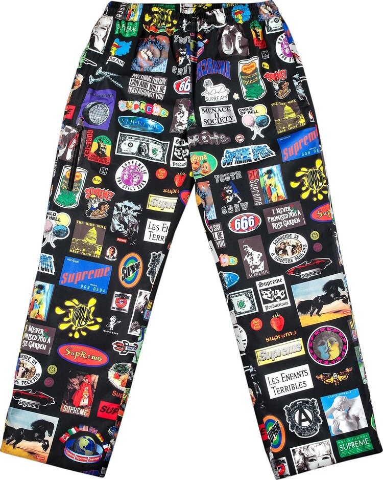 

Брюки Supreme GORE-TEX Stickers Pant 'Black', черный