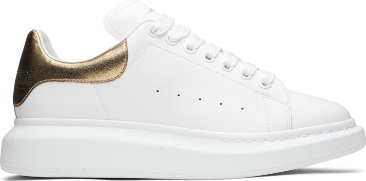 

Кроссовки Alexander McQueen Oversized Sneaker White Gold, белый