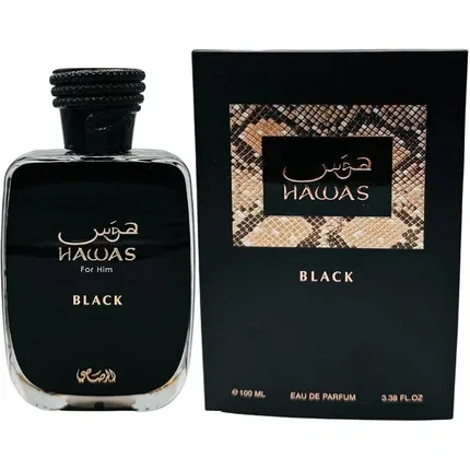 Парфюмерная вода Rasasi Hawas Black, 100 мл, Black