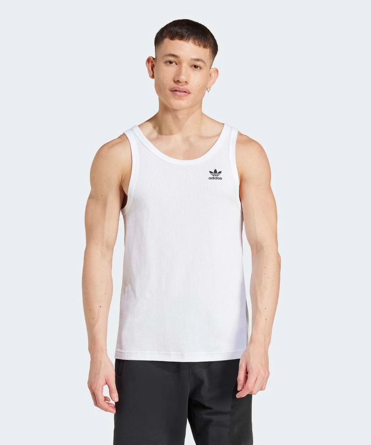 Мужская майка-безрукавка с логотипом Adidas Originals, Белый