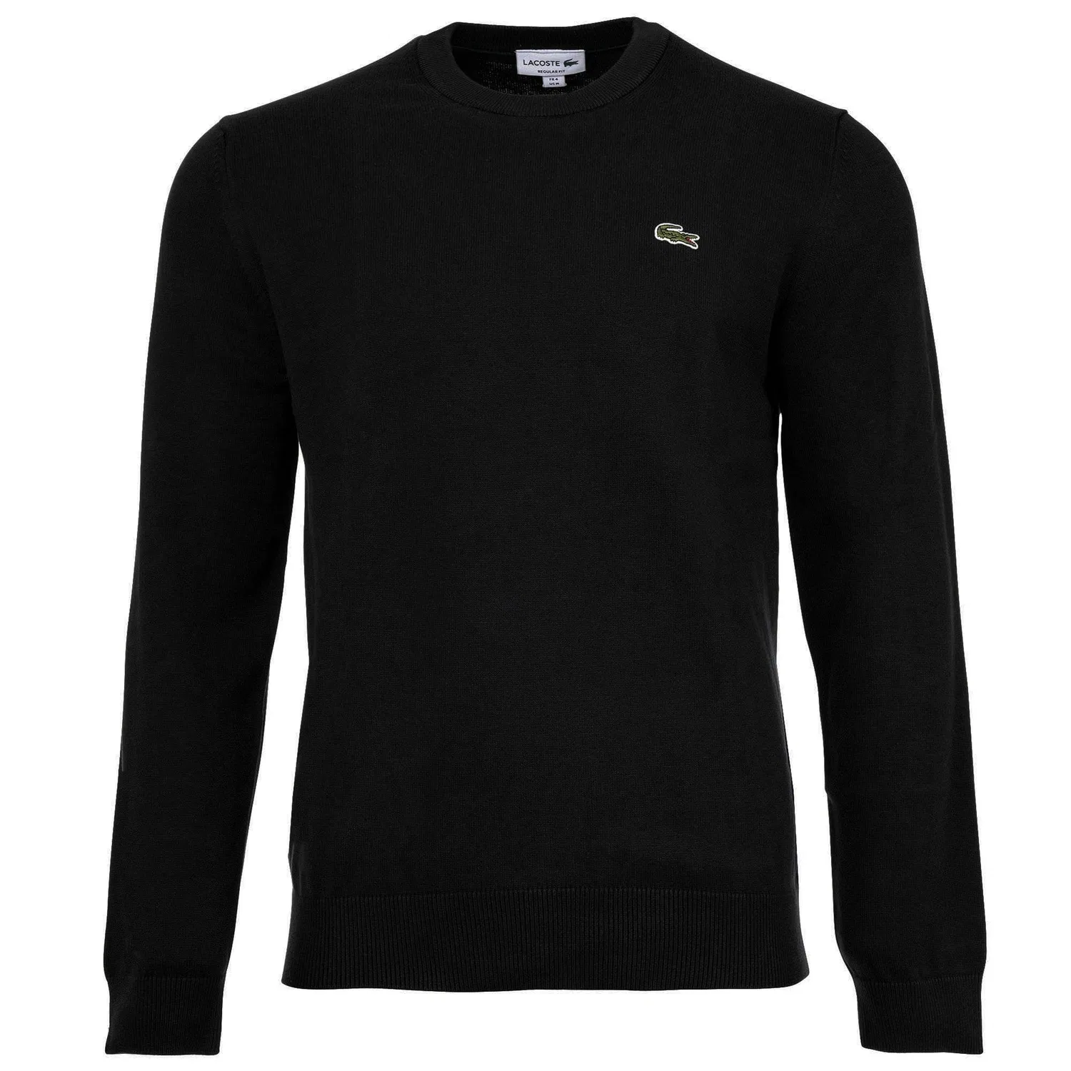 Пуловер вязаный Lacoste, черный