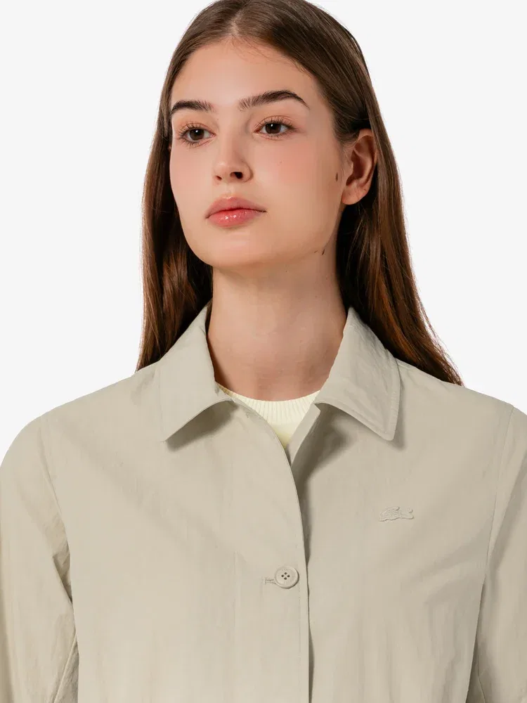 Куртка женская LACOSTE Safari, летняя, бежевая — фото 2