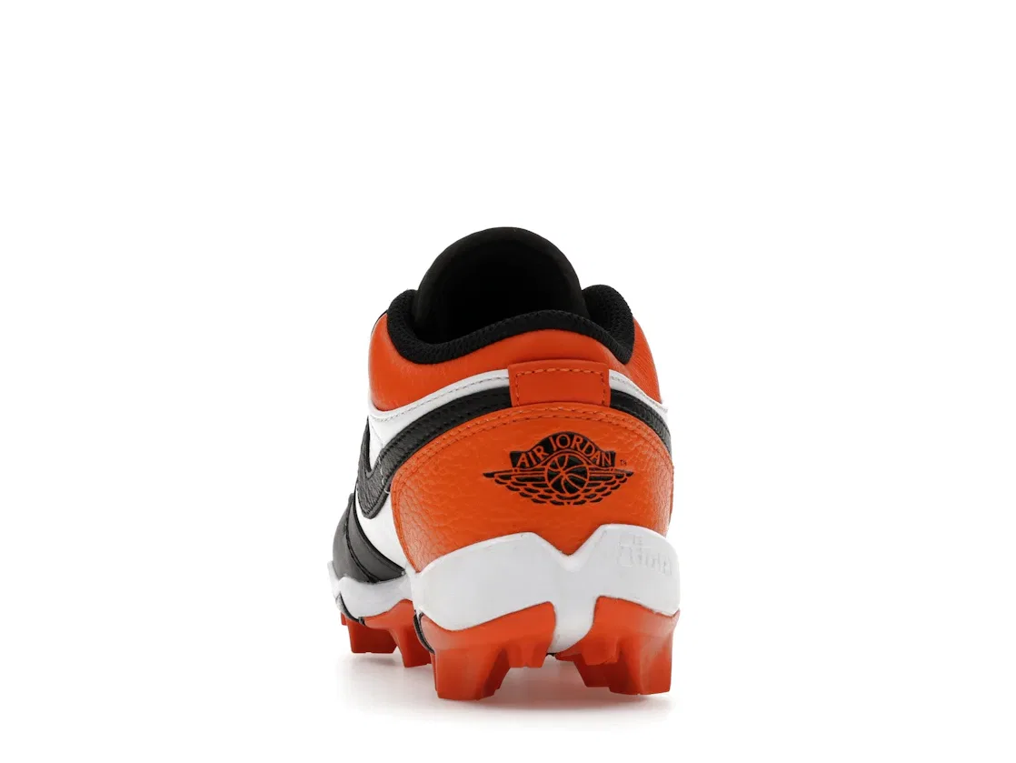 Детские бутсы Shattered Backboard Jordan 1 Low Cleat Jordan, Starfish/Black/White — фото 4