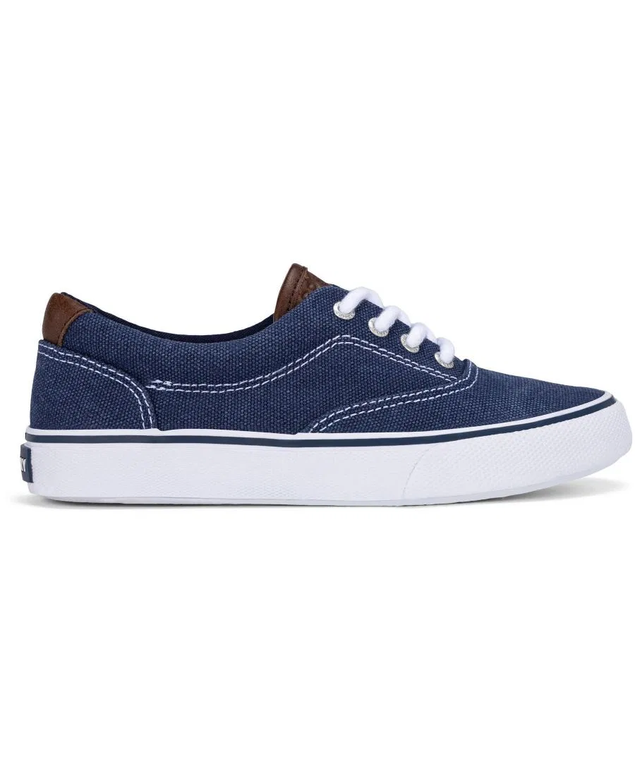 Кеды с хлопковыми шнурками и скрытой резинкой CVO Striper II Sperry, Midnight Blue Canvas — фото 4