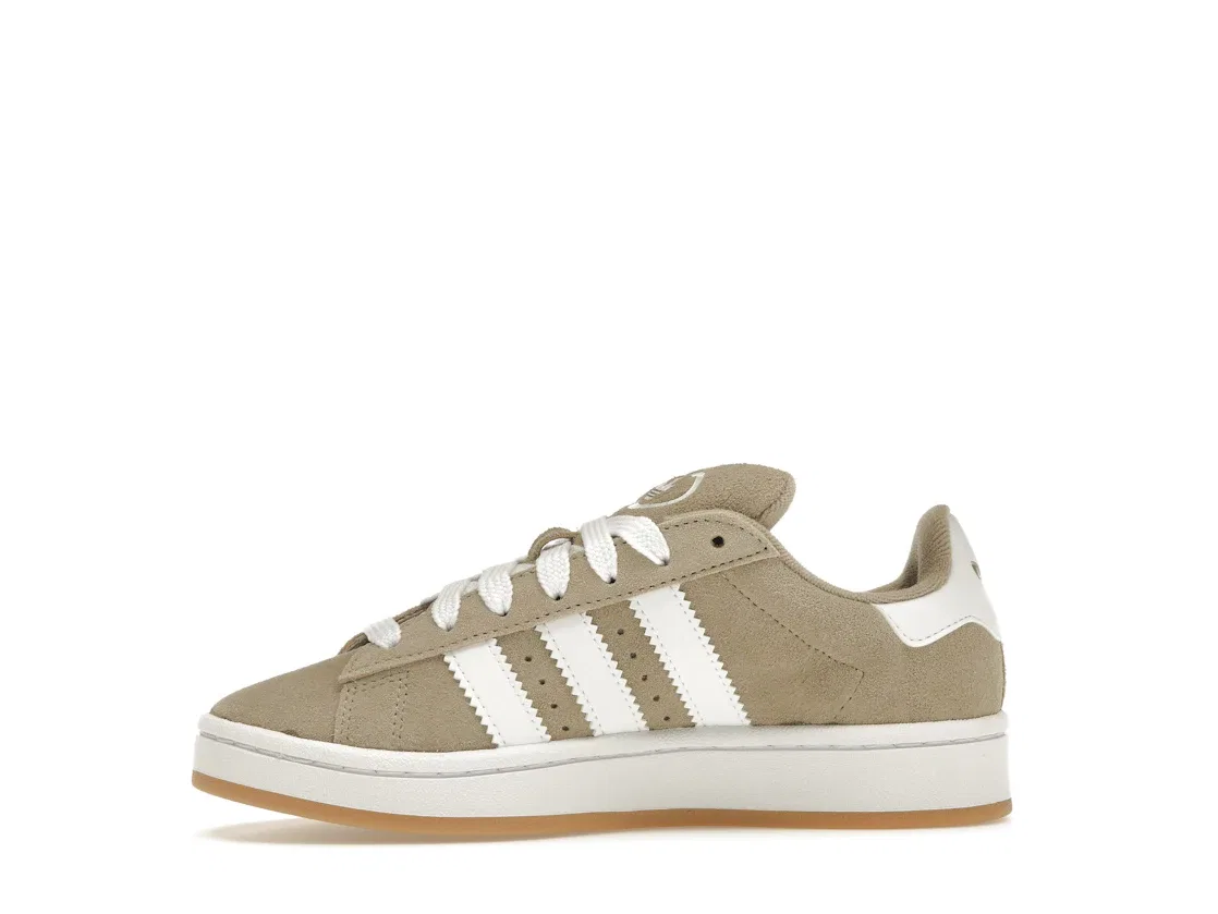 Детские кроссовки с замшевым верхом Adidas Campus 00s Blanch Cargo, Blanch Cargo/Footwear White/Gum 3 — фото 3