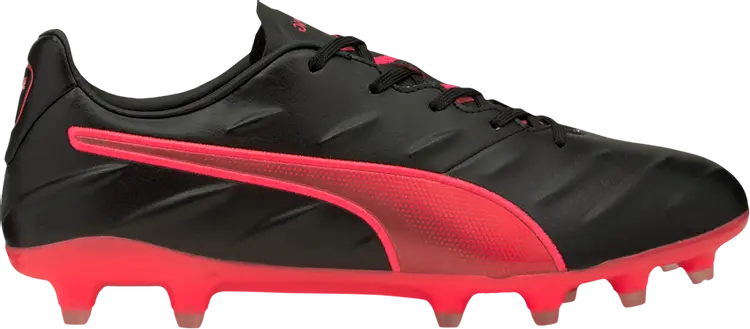 

Бутсы Puma King Pro 21 FG Black Sunblaze, черный