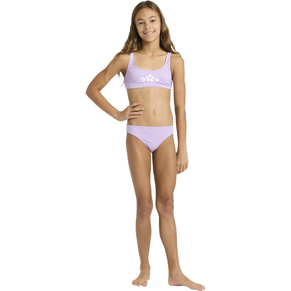 Бикини Roxy Solid Active Rg Bralette, фиолетовый — фото 4