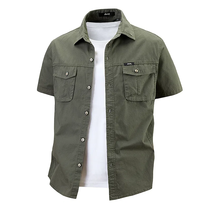 Детская рубашка с воротником Jeep, Army Green