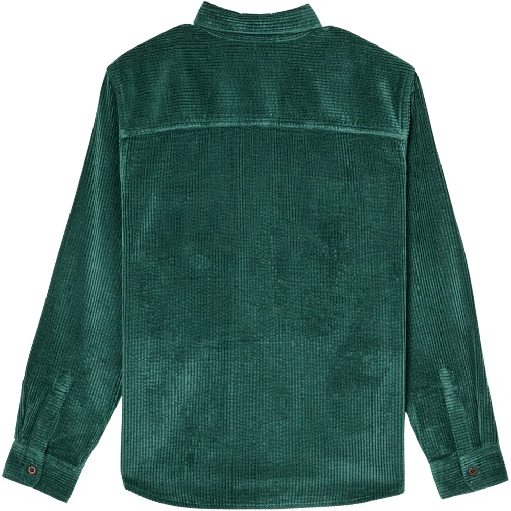 Детская рубашка из вельвета с длинным рукавом Quiksilver Venture Cord, Green — фото 2