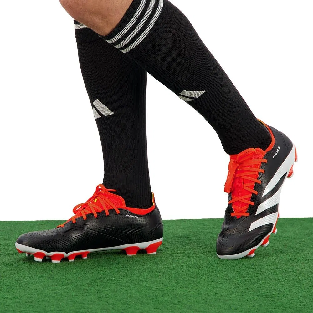 Детские бутсы для мальчиков с длинным рукавом Predator.3 Adidas, Core Black Ftwr White Solar Red — фото 2