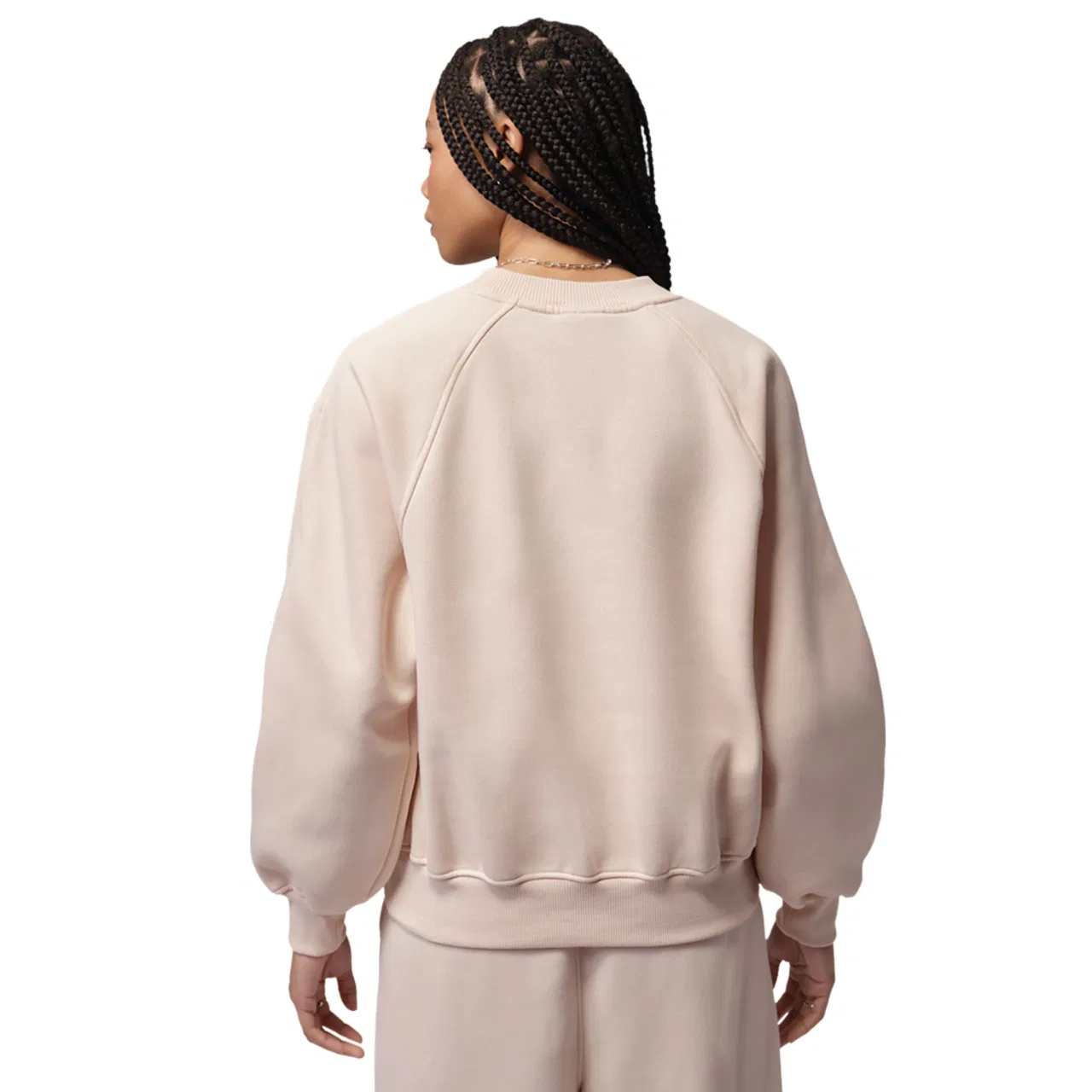 Женский свитшот с реглан-рукавами Jordan Brooklyn Fleece BB Pullover Hoodie Jordan, Pearl White — фото 2