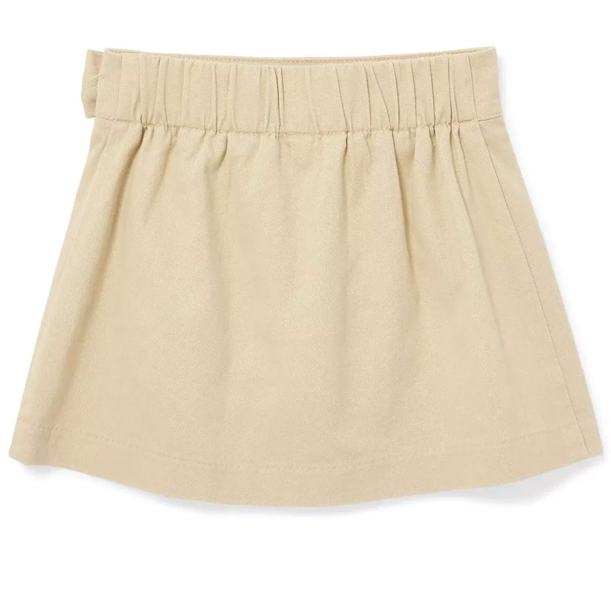 Детская юбка-шорты с бантом Twill Woven Pull On Pleated Skort The Children's Place, Tan — фото 4