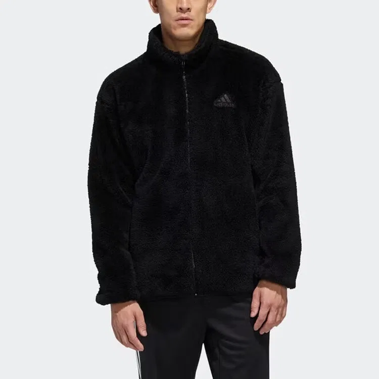 Куртка флисовая с длинным рукавом Tech Must-Have Adidas, черный — фото 2