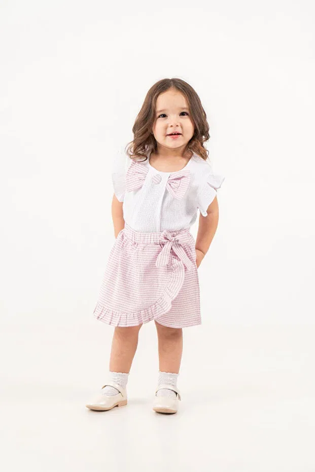 Детский комплект для девочек с принтом Glam Jnf Kids, Light Lilac