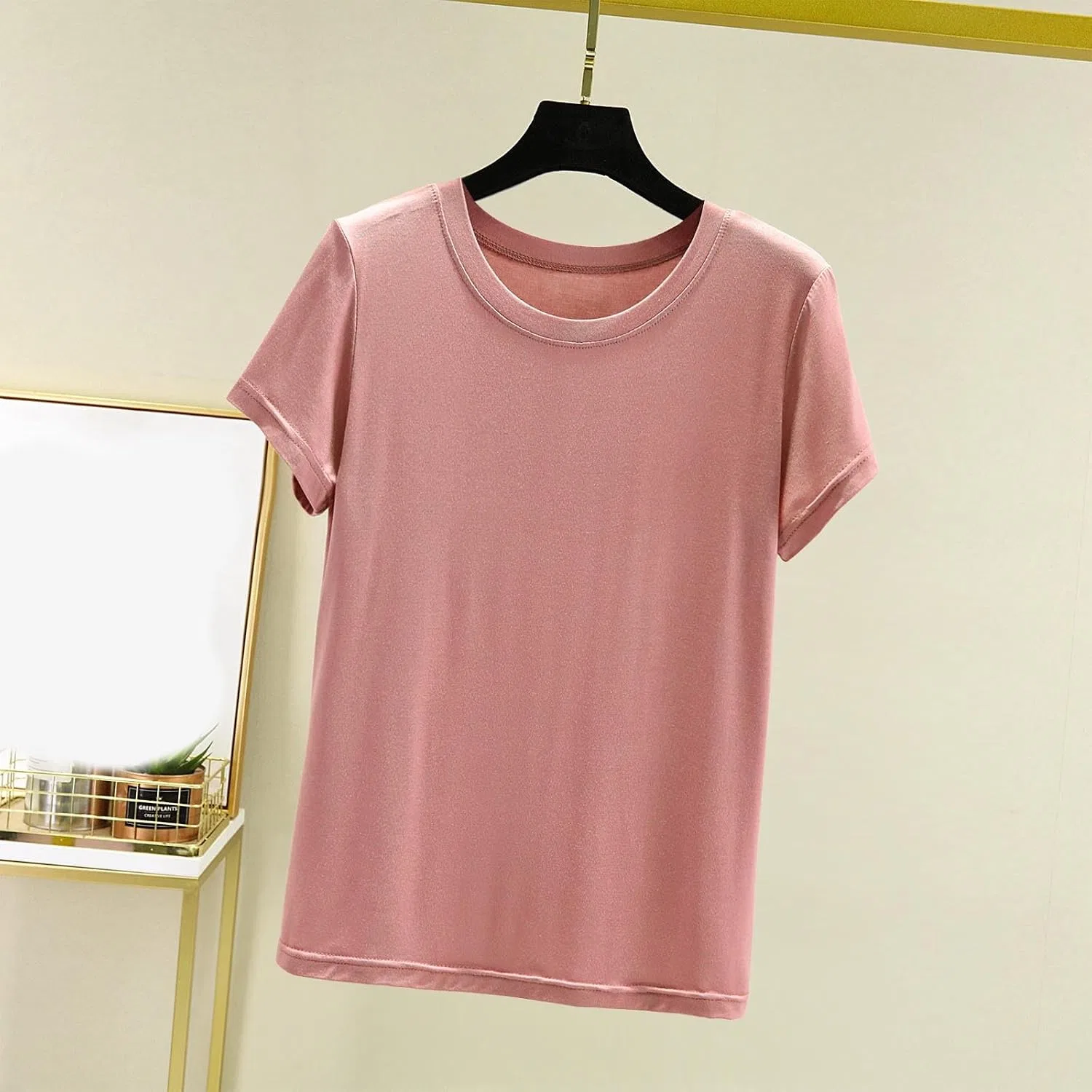 Женская футболка с круглым вырезом Athletic Running, A02_pink — фото 3