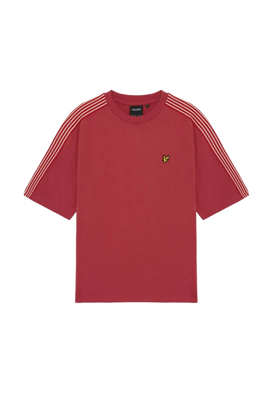 Футболка Lyle & Scott клюквенного цвета
