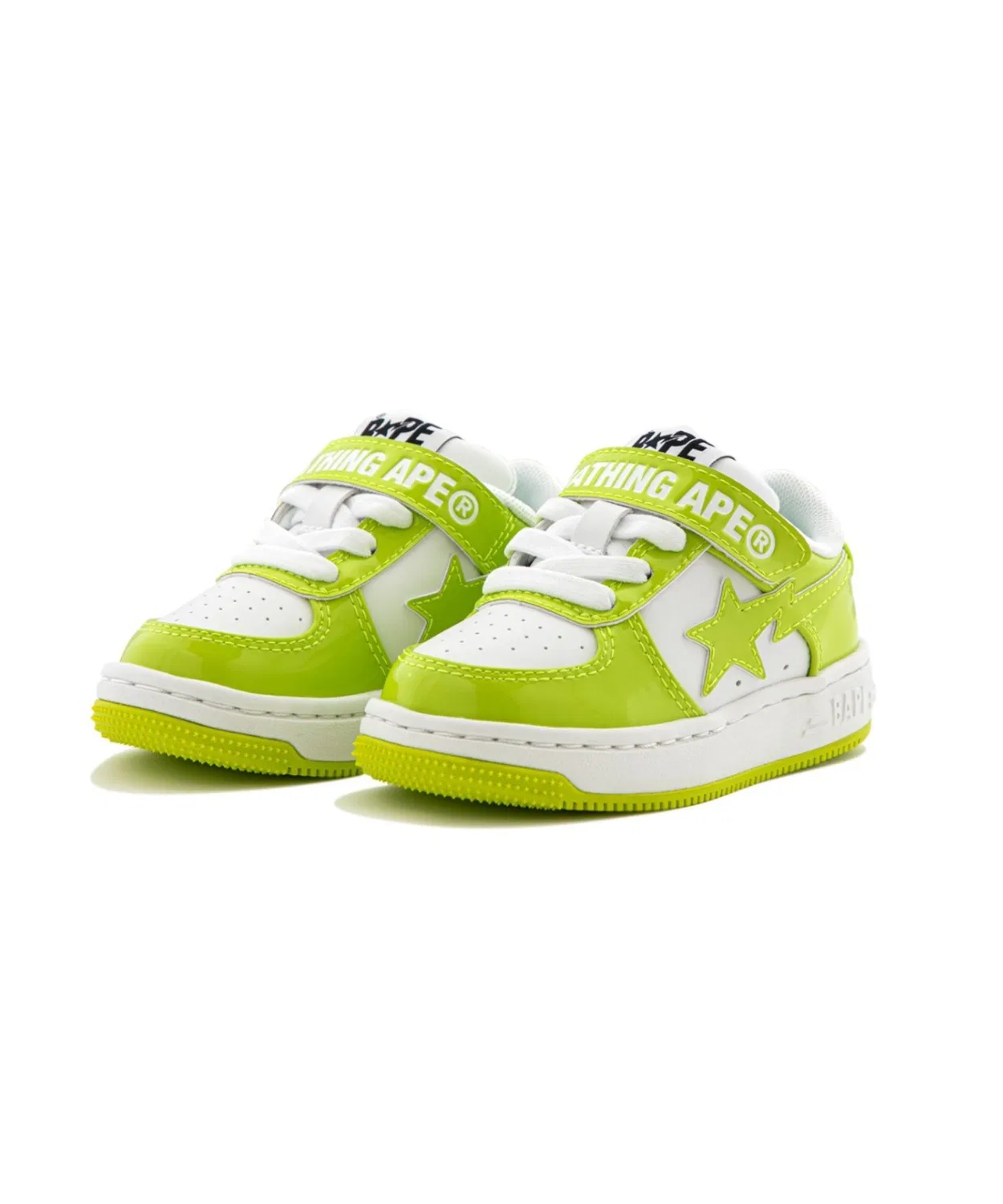 Детские кроссовки с логотипом BAPE STA KIDS #2 A BATHING APE, Зеленый