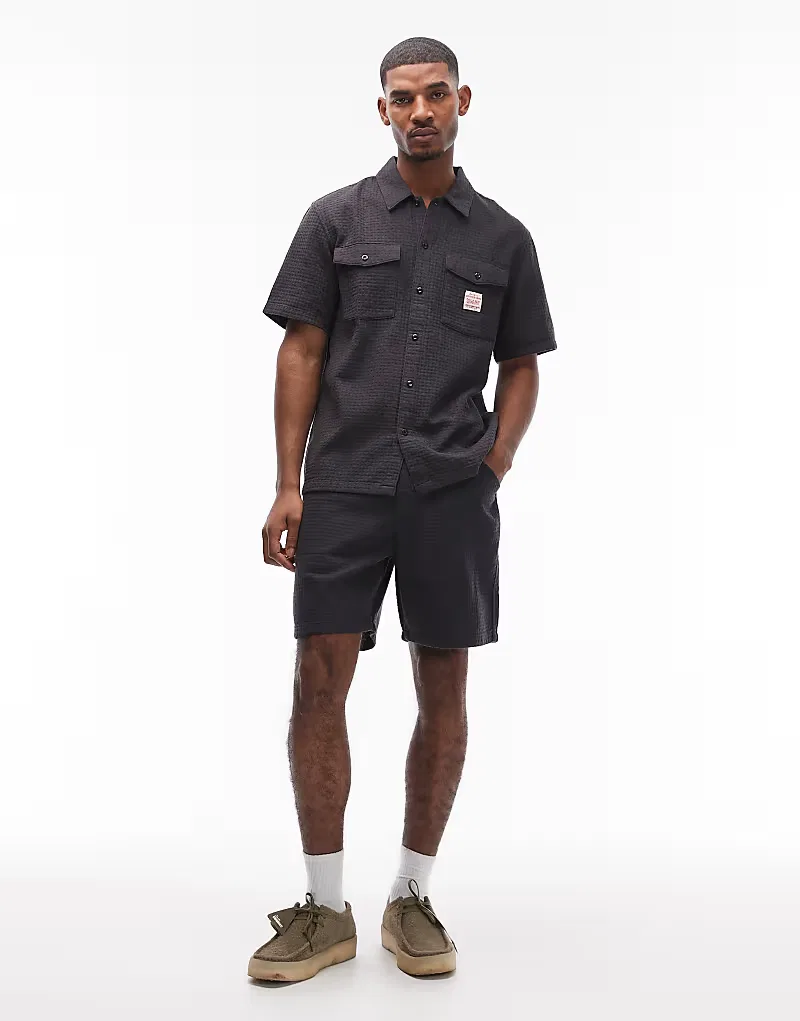 Рубашка с коротким рукавом Levi's Workwear, комплект из двух предметов, черный — фото 2