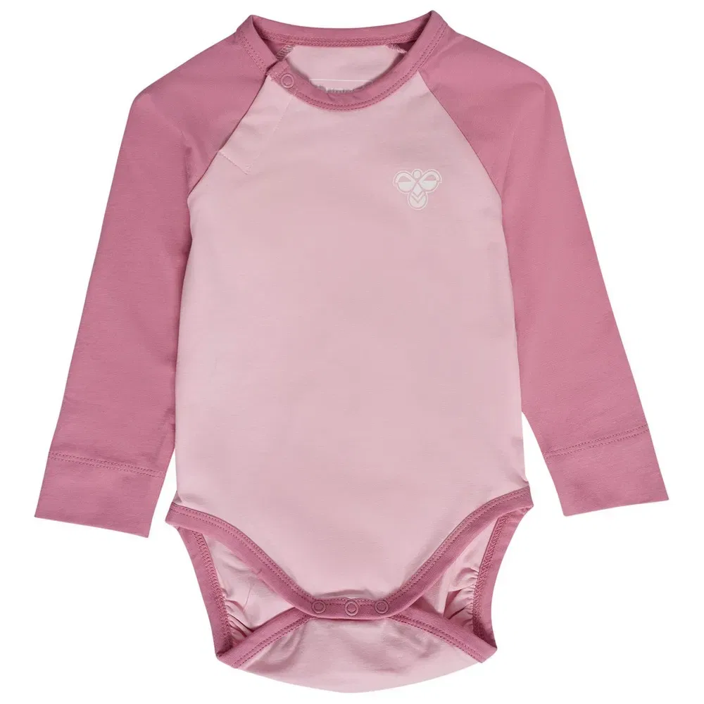 Боди с длинным рукавом Mini Raglan Bee Hummel, розовый