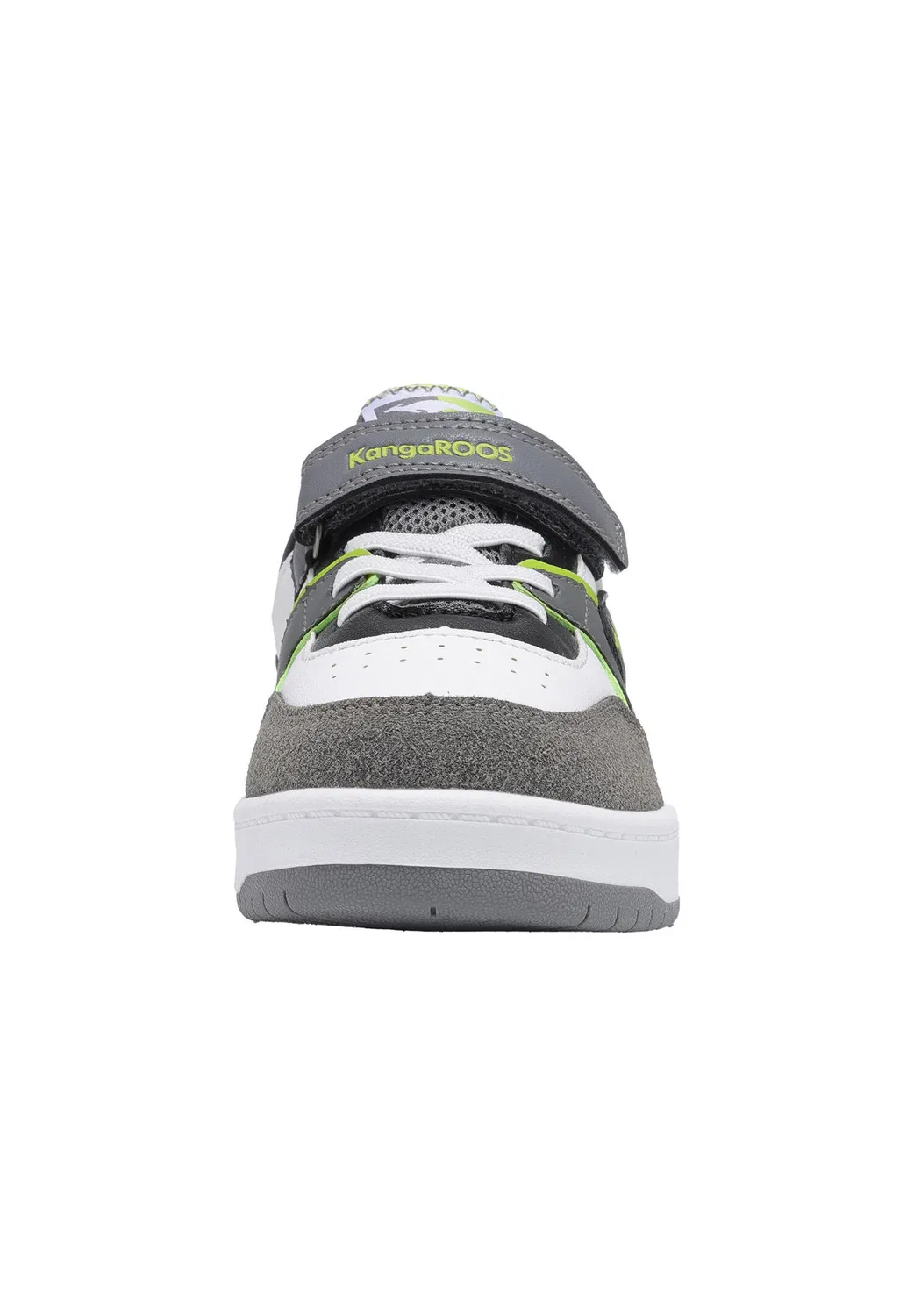 Детские кроссовки с липучкой KangaROOS K-CP Bounder EV, Цвет Dunkelgrau / Weiss — фото 4
